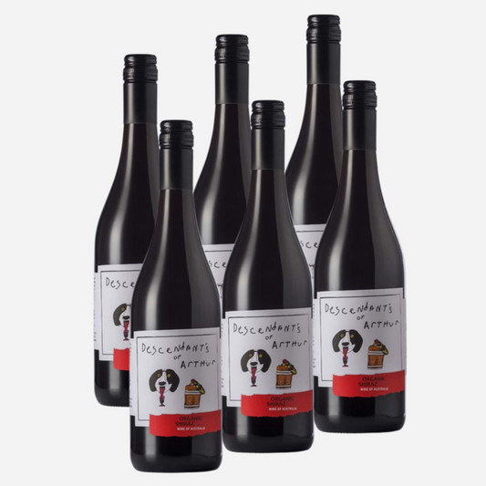 Descendants of Arthur organic Shiraz 60 x 750ml