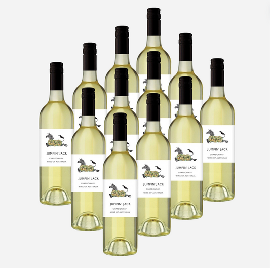 Jumpin Jack Chardonnay 750mL x 12 ONLY $5 a bottle