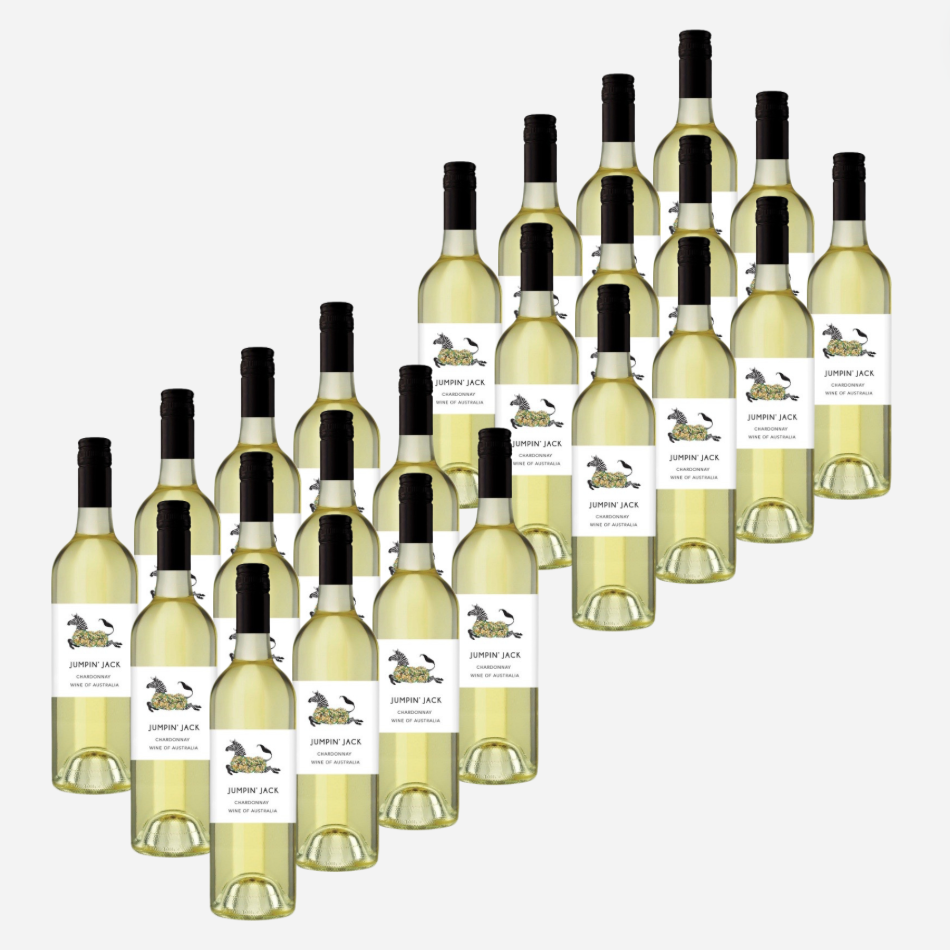 Jumpin Jack Chardonnay 750mL x 12 ONLY $5 a bottle