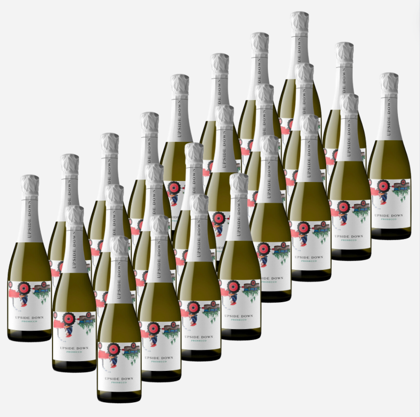 Upside Down Prosecco NV 12 x 750mL