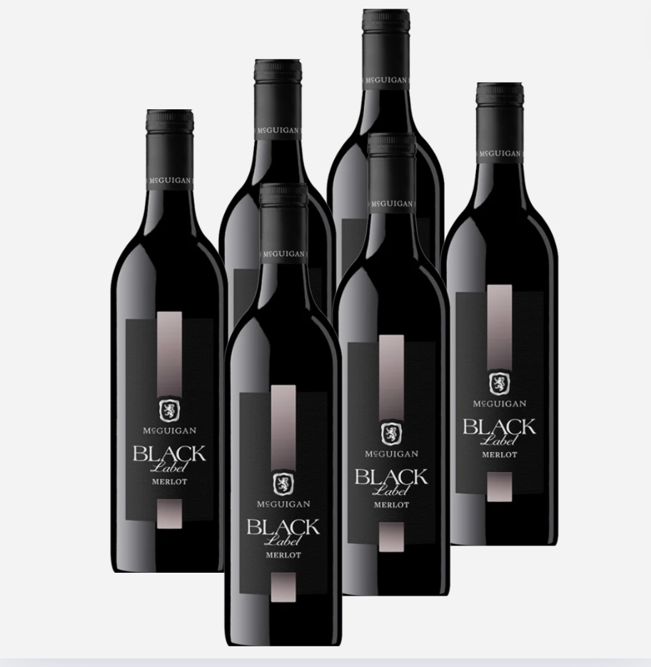 McGuigan Black Label Merlot 6 x 750ml