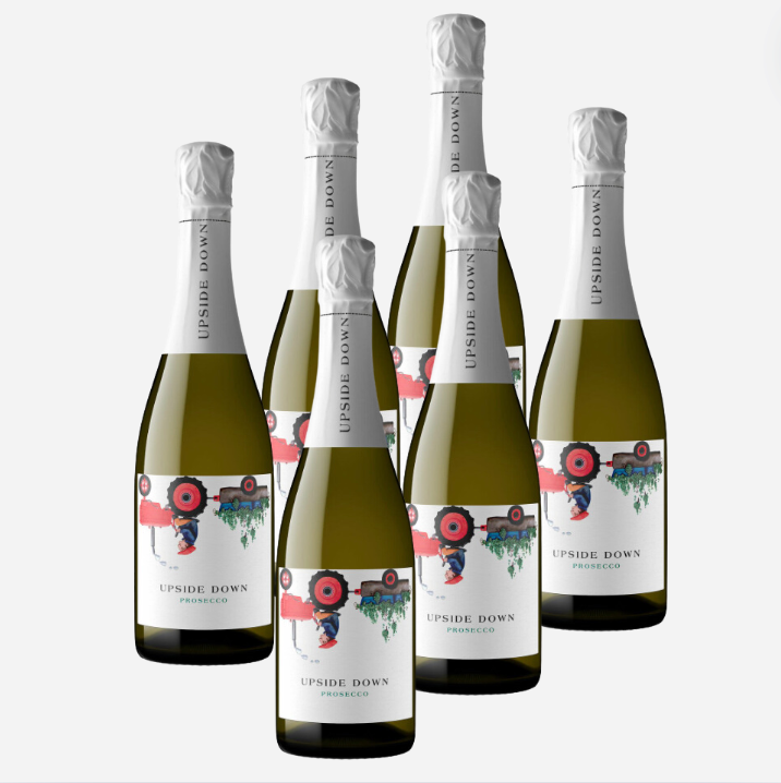 Upside Down Prosecco NV 12 x 750mL